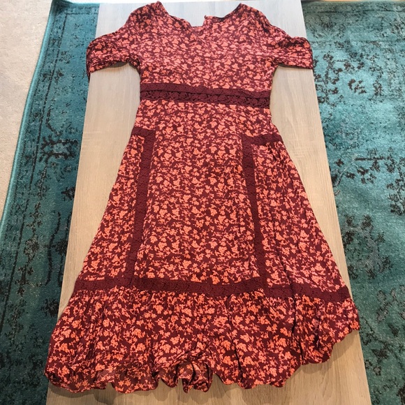 Jack Wills Daybrook Printed Lace Dress - Picture 5 of 6